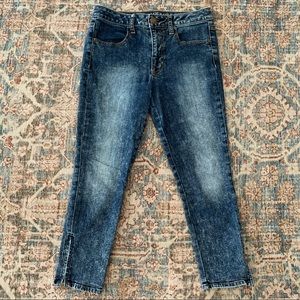 American Eagle Outfitters Cropped Jeans with ankle Zipper